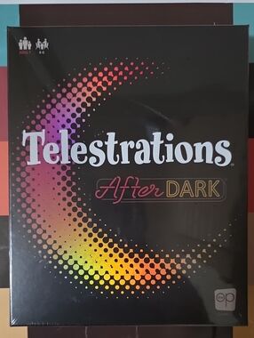 Telestrations After Dark Adult Party Game - Black